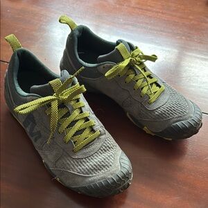 Merrell Gray and Yellow Athletic Shoes